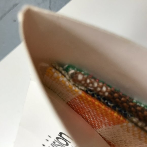 Mid-Century Tampella Finland Linen Plaid Checkered Swatches Set of 4 - Picture 7 of 7